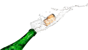 Champagne Popping PNG Transparent PNG Clip art