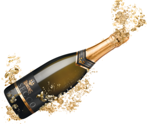 Champagne Popping Transparent Background PNG Clip art