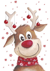 Christmas Reindeer Transparent Background PNG Clip art