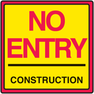 Construction Sign PNG Pic PNG Clip art