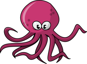 Cute Octopus PNG File PNG Clip art