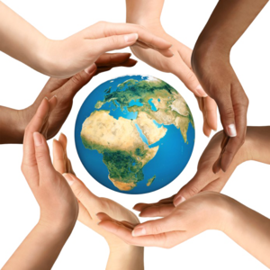 Earth In Hands Transparent PNG Clip art