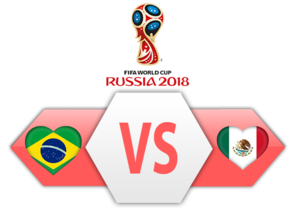 FIFA World Cup 2018 Brazil VS Mexico PNG Image PNG Clip art