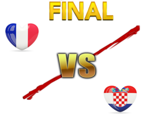 FIFA World Cup 2018 Final Match France VS Croatia PNG File PNG Clip art