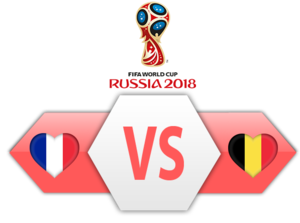 FIFA World Cup 2018 Semi-Finals France VS Belgium PNG Clipart PNG Clip art
