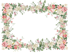Floral Frame PNG File PNG Clip art