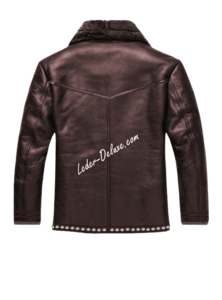 Fur Lined Leather Jacket PNG Transparent PNG Clip art