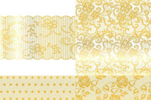 Gold Lace PNG HD PNG Clip art