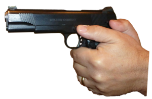 Gun In Hand PNG Clipart PNG Clip art