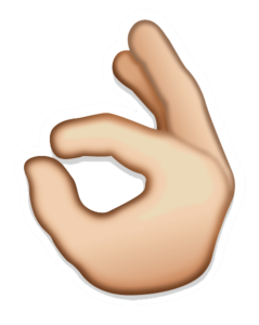 Hand Emoji PNG Transparent Image PNG Clip art