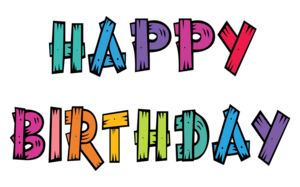 Happy Birthday Text PNG Transparent Image PNG Clip art
