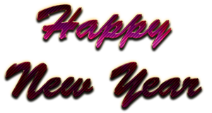 Happy New Year Letter Transparent PNG PNG Clip art