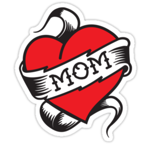 I Love Mom Heart Tattoo PNG PNG Clip art