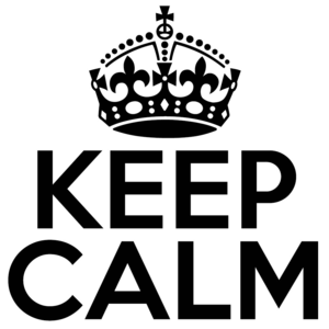 Keep Calm PNG Pic PNG Clip art