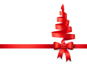 Red Christmas Ribbon Background PNG PNG Clip art