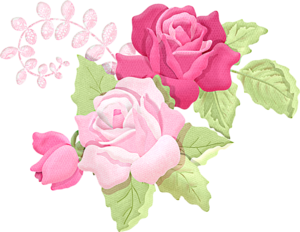 Romantic Pink Flower Border PNG Picture PNG Clip art