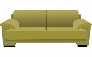 Sleeper Sofa Transparent PNG PNG Clip art