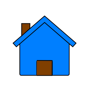 Blue And Brown House PNG, SVG Clip art for Web - Download Clip Art, PNG ...