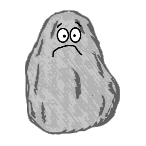 Mr. Unhappy Rock PNG, SVG Clip art for Web - Download Clip Art, PNG ...