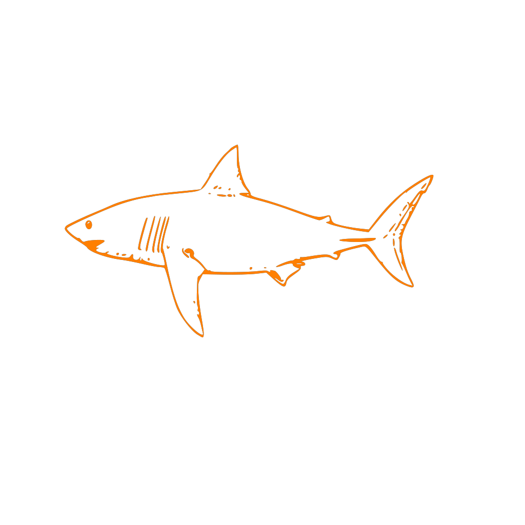 Abstract Shark Animal Outline clipart preview