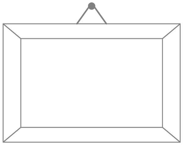 Artistic Frames Photoframe Outline clipart free download