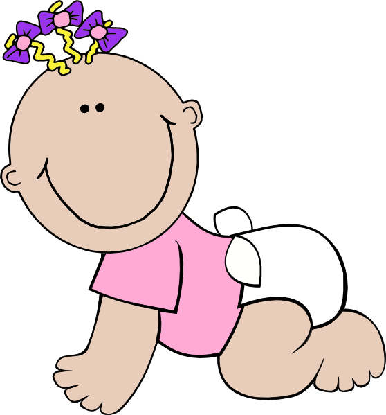 Baby Girl Sitting clipart preview