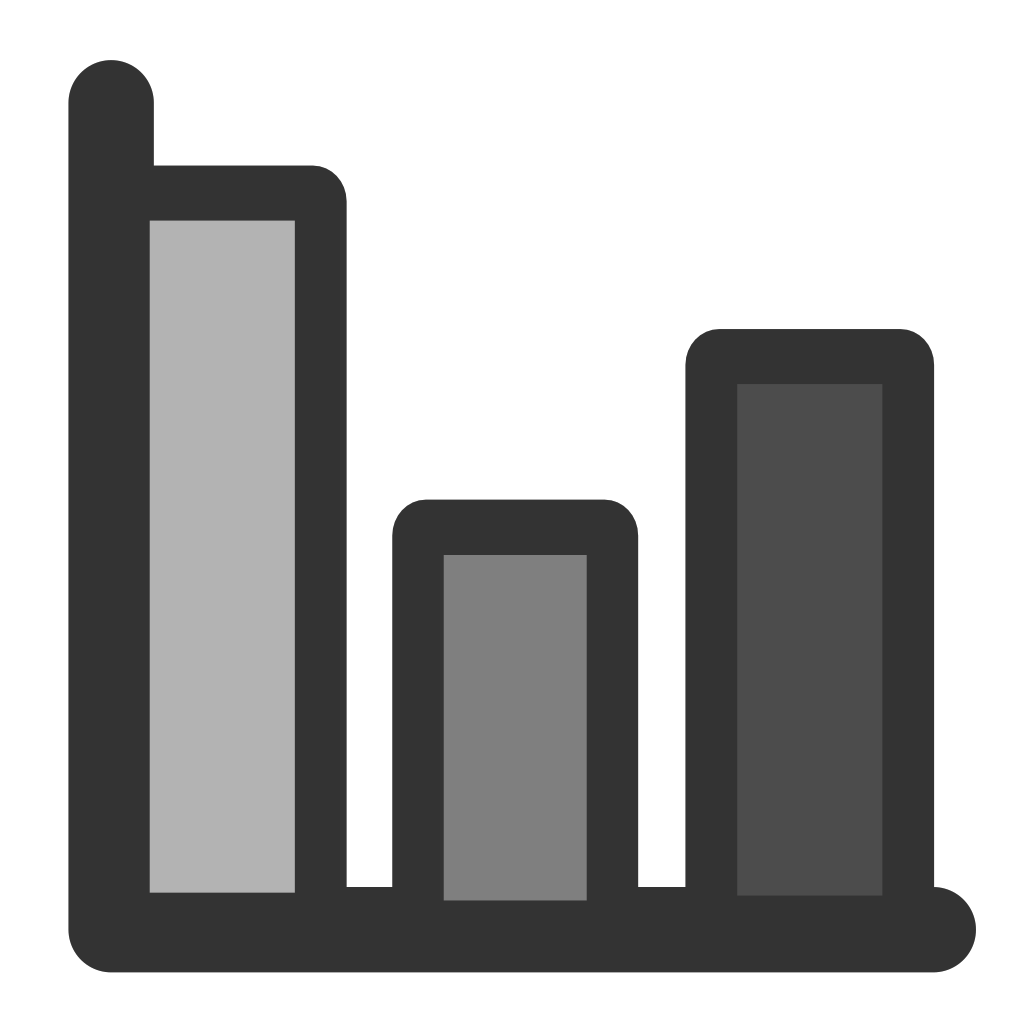 Bar Chart Glassy clipart preview