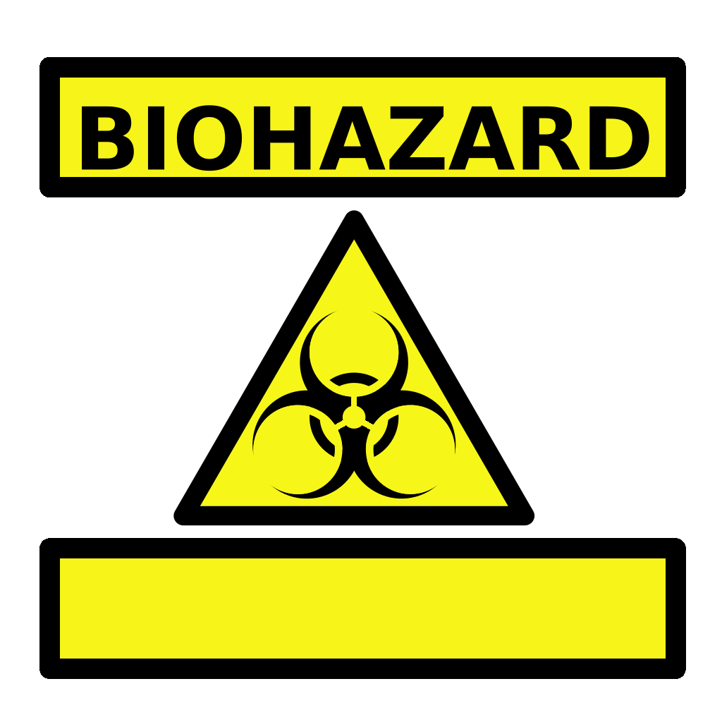 Biohazard Warning Sign  clipart preview