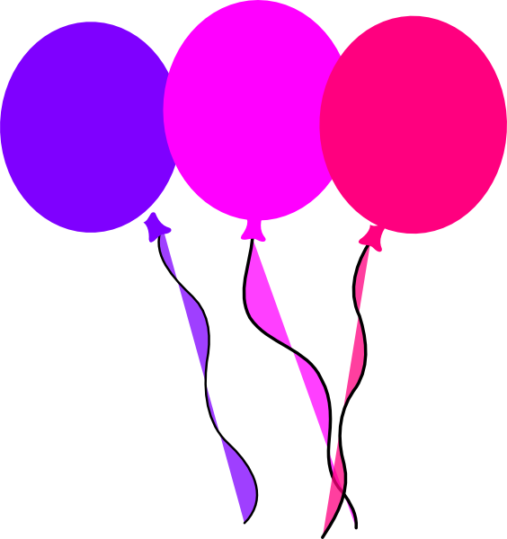 Birthday Party Balloons clipart preview