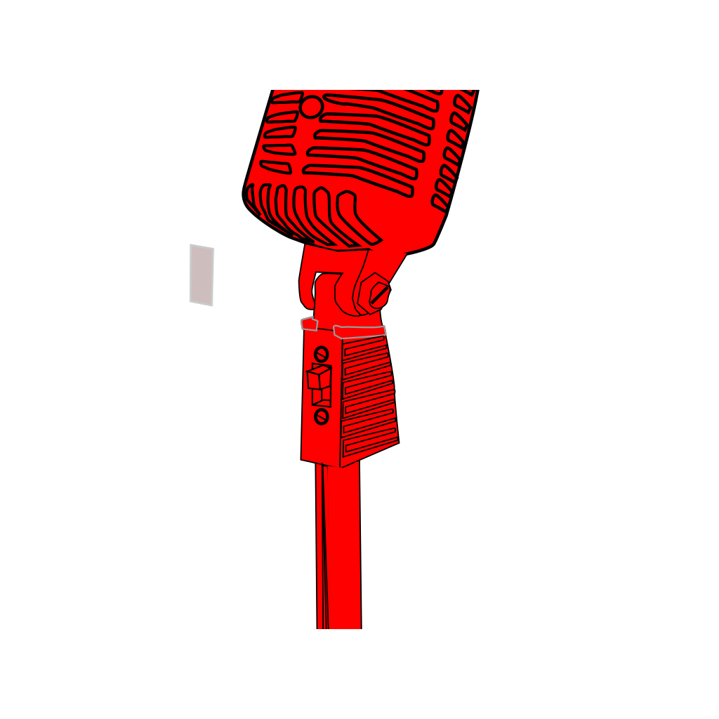 Red Microphone Graphic clipart preview