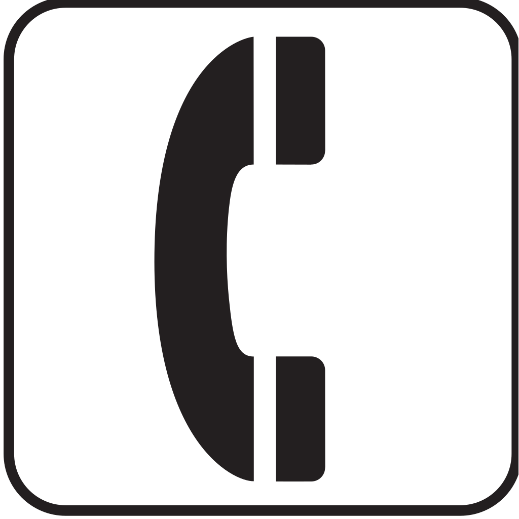 Black Phone Icon clipart preview