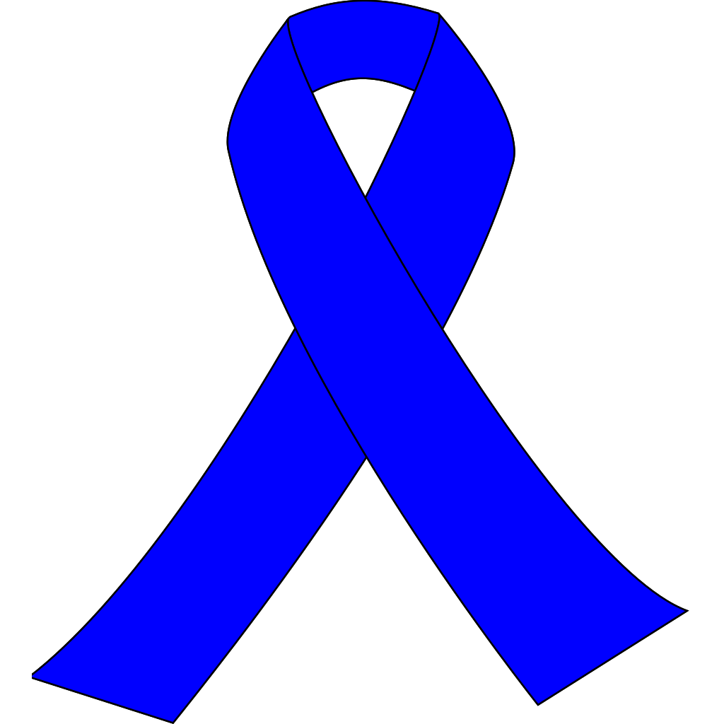 Blue Awareness Ribbon Png  clipart preview