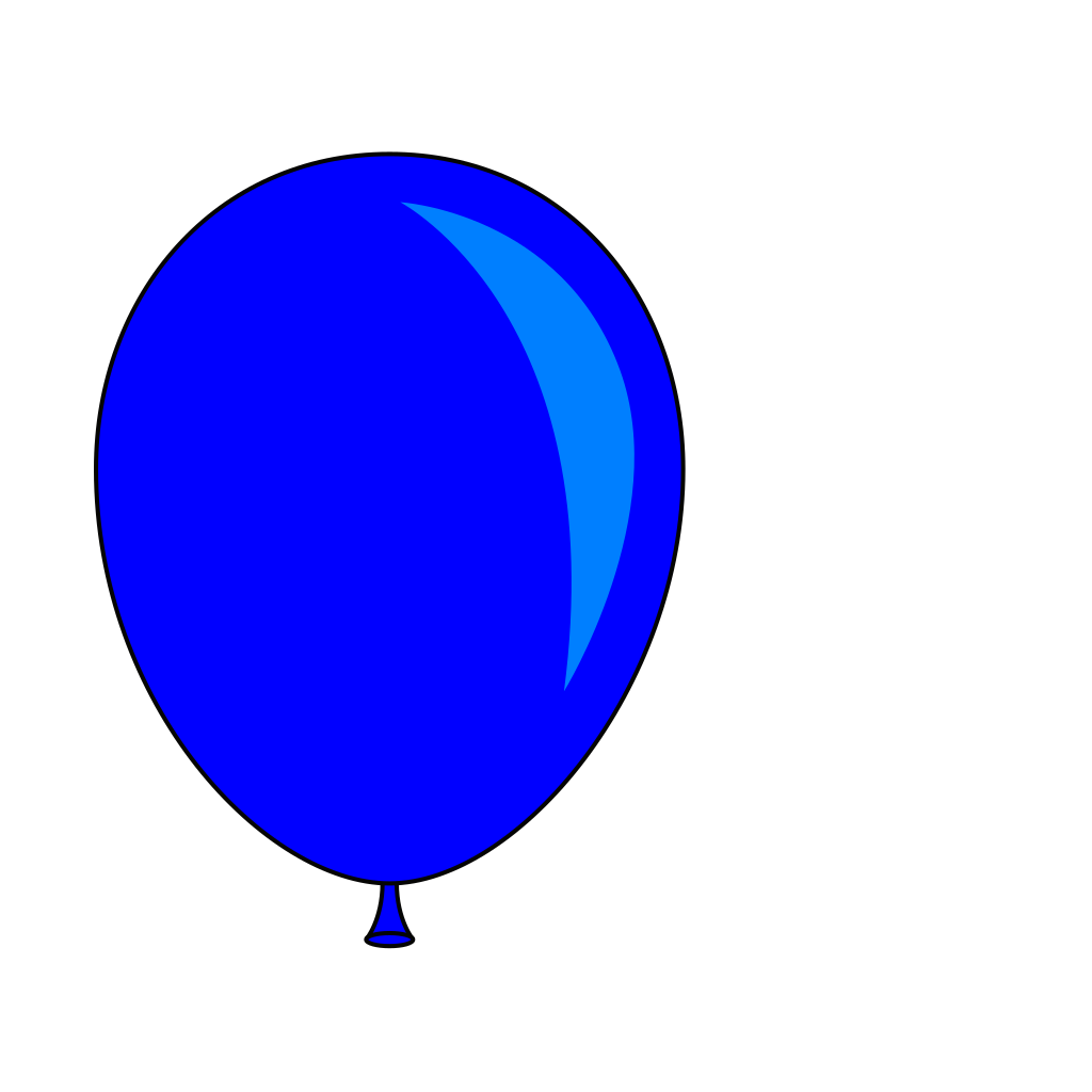 Blue Balloon Clipart clipart preview