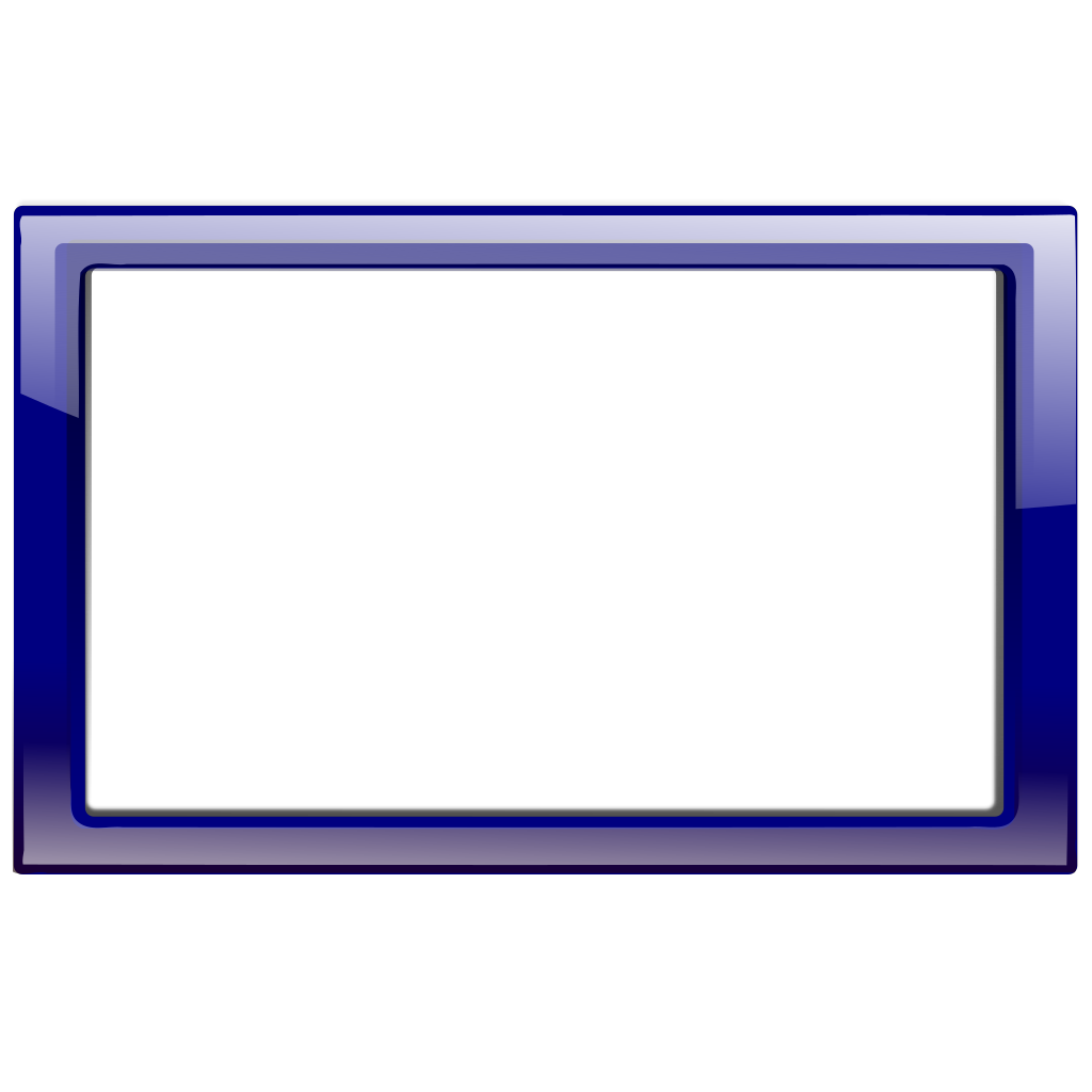 Blue Frame Outline clipart preview