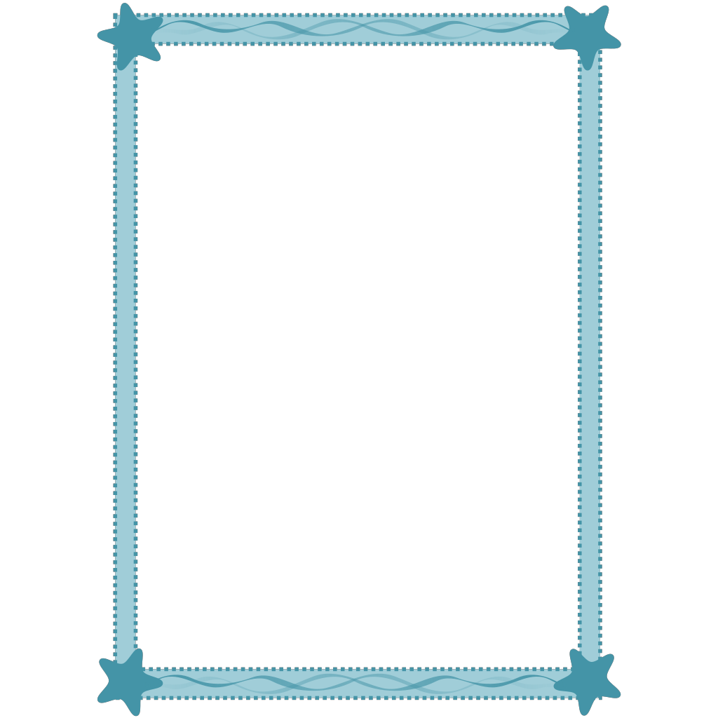 Blue Frame Outline clipart preview