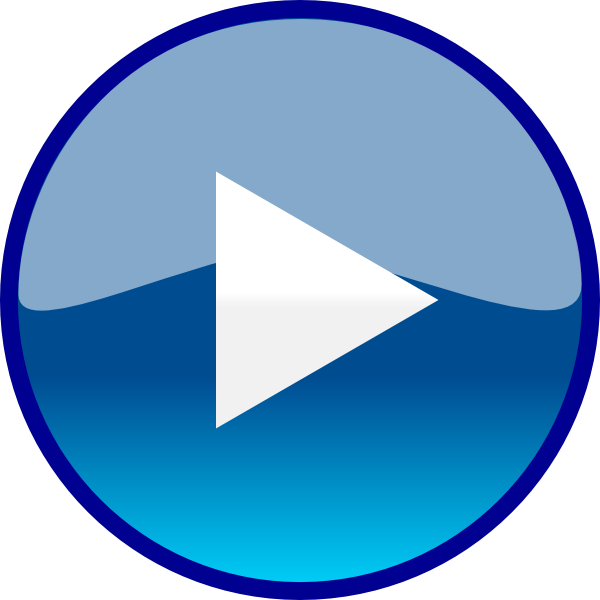 Blue Media Player Play Button Clipart clipart preview