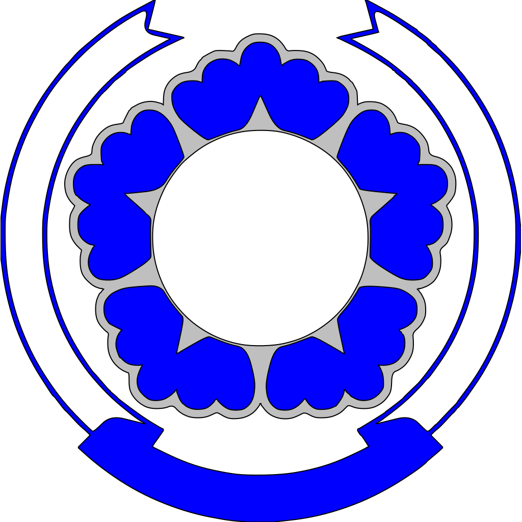 Blue Shield Flower Logo clipart preview