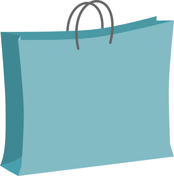 Blue Shopping Bag Clip Art PNG clipart preview