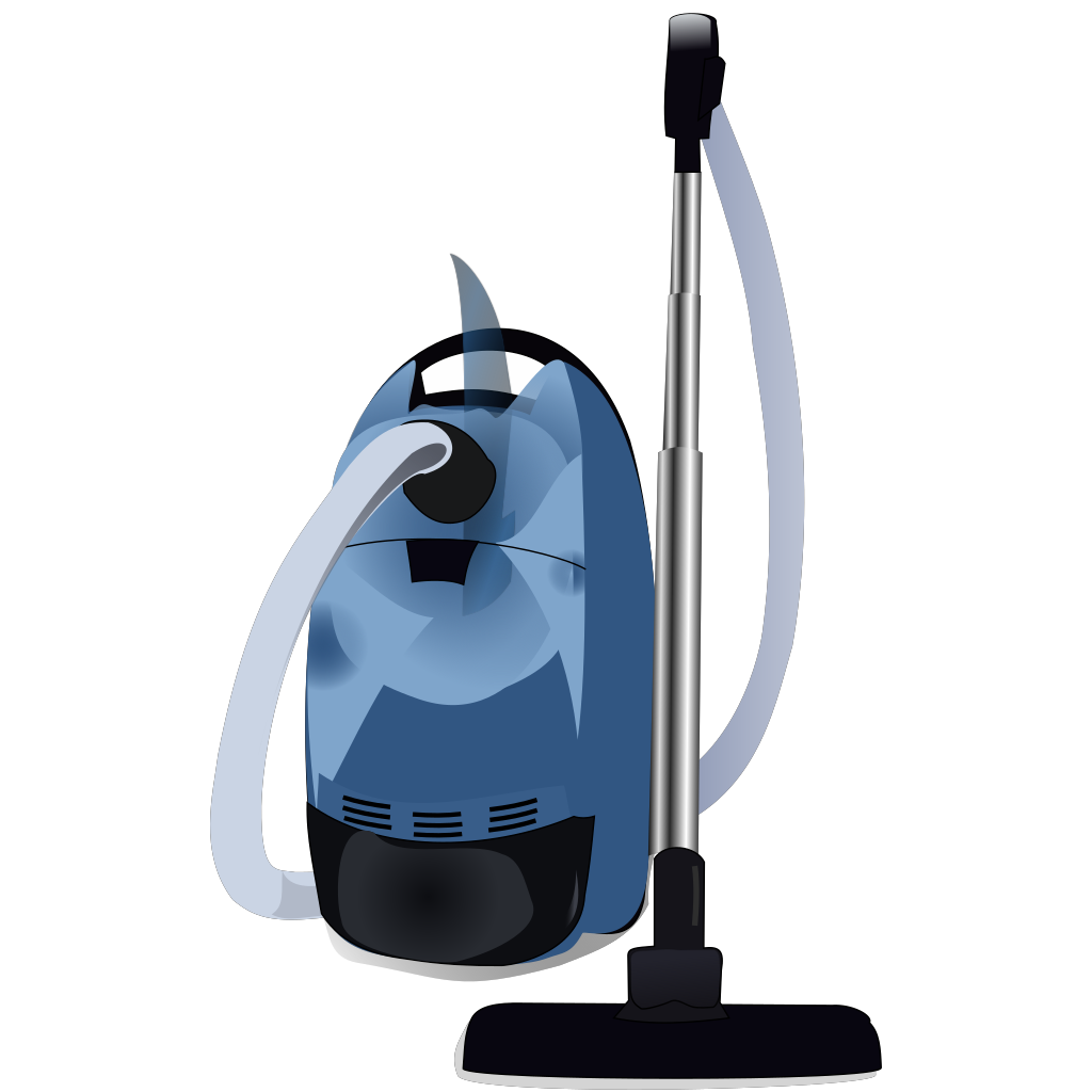 Blue Vacuum Cleaner Icon clipart preview