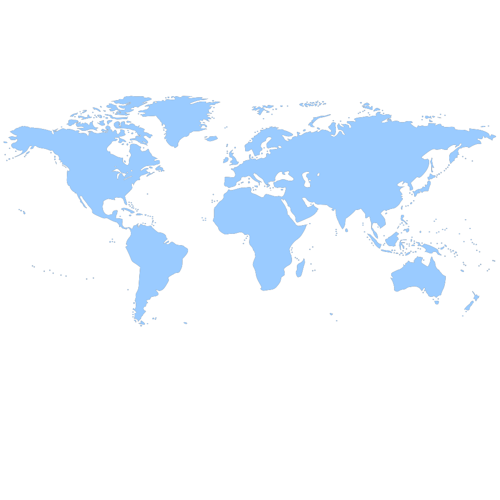 Blue World Map Png clipart preview