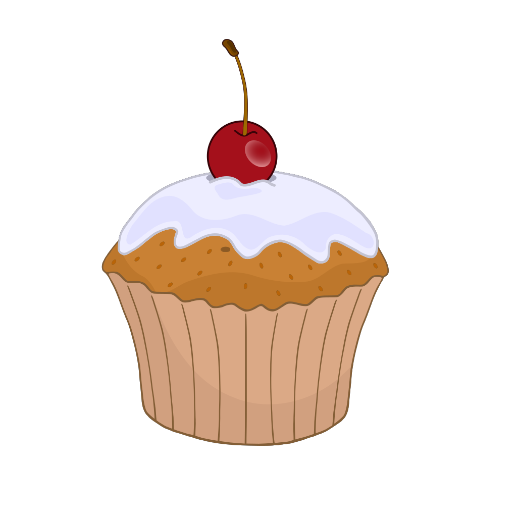 Blueberry Muffin Illustration Template clipart preview