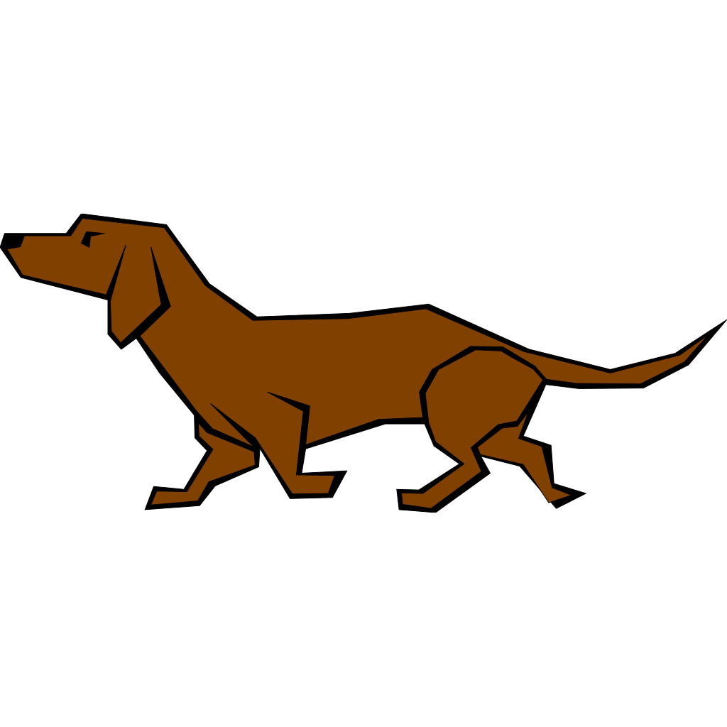 Brown Dog Drawing  clipart preview