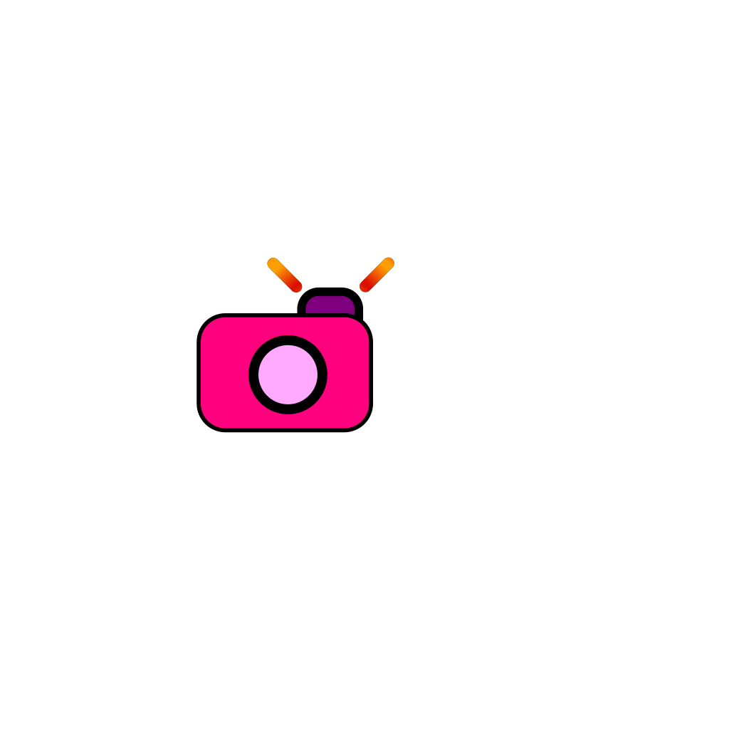 Cartoon Camera Icon clipart preview