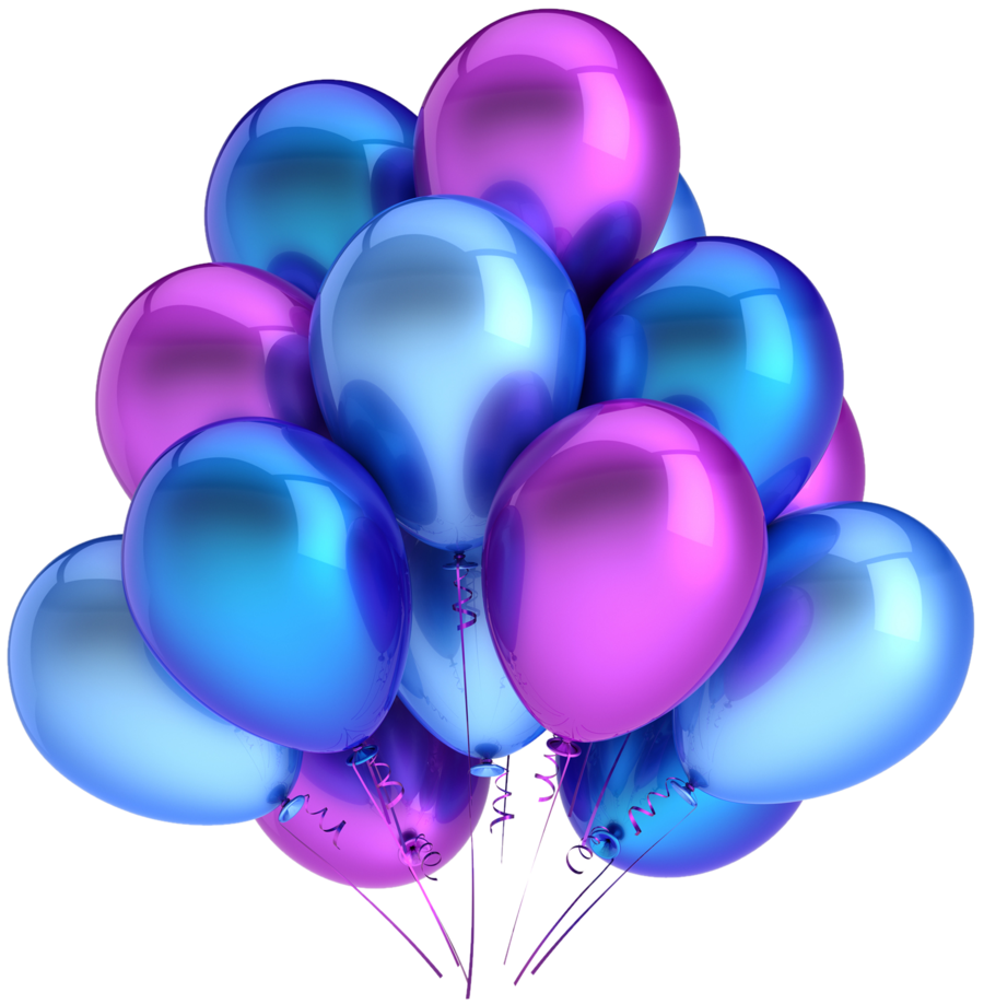 Celebration Balloons PNG clipart preview