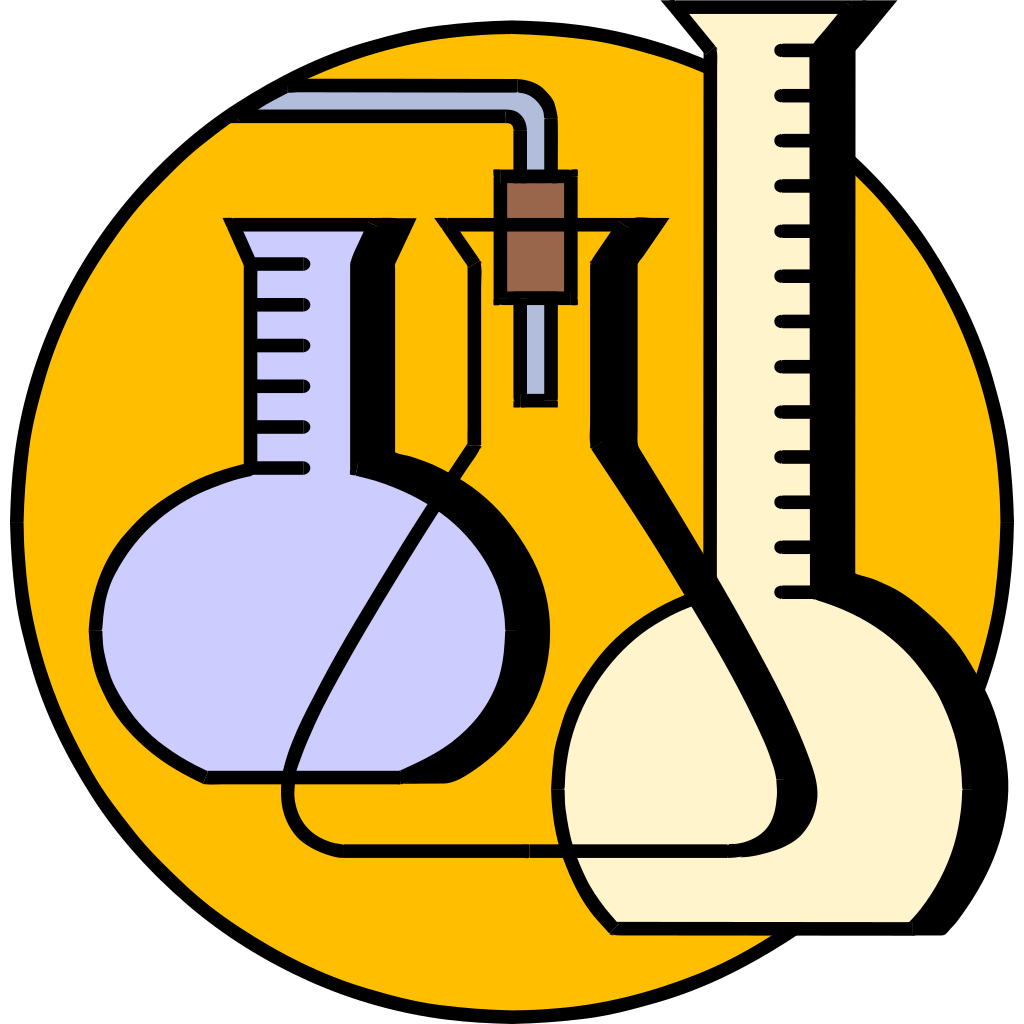 Chemical Lab Flasks Icon clipart preview