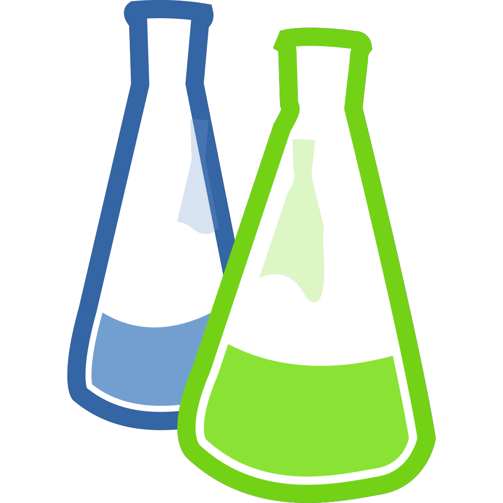 Chemistry Lab Flasks Icon clipart preview