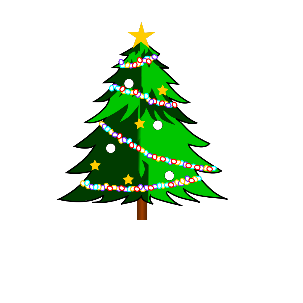 Christmas Tree Cartoon clipart preview