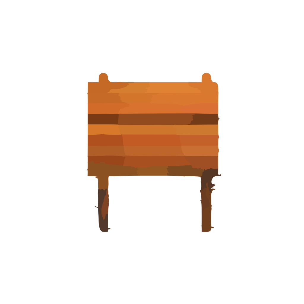 Collapsible Wooden Table clipart preview