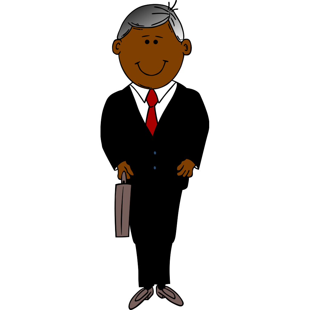 Comic Characters Business man clipart preview