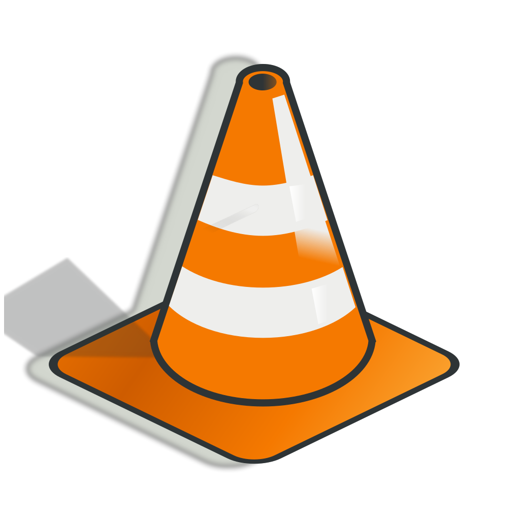 Construction Traffic Cone SVG clipart free download